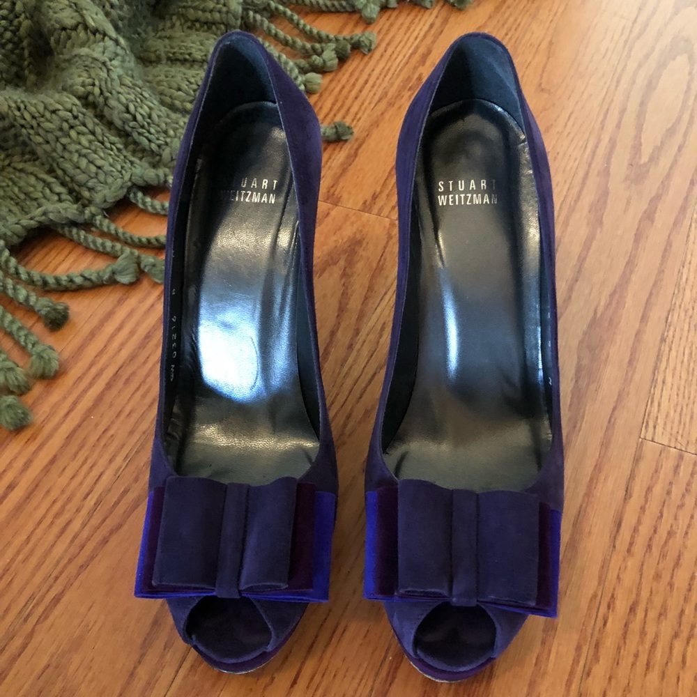 Stuart Weitzman “Back Page” Platform Heels